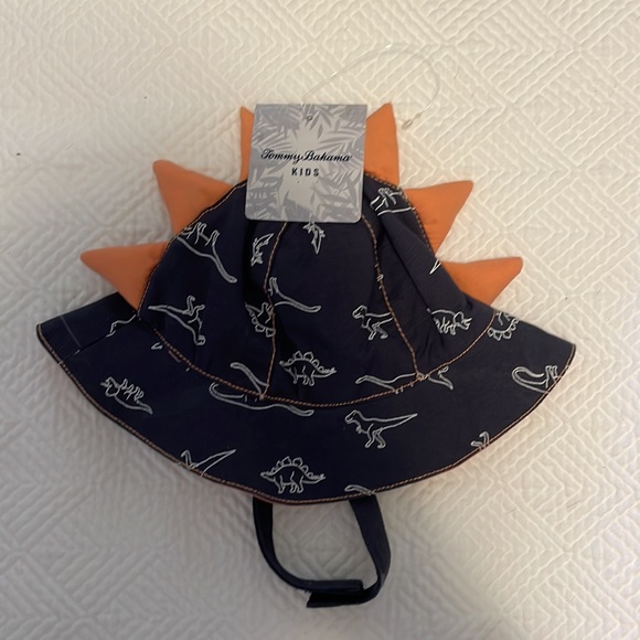 New with tags Tommy Bahamas dinosaur onesie with matching hat. - Picture 3 of 3